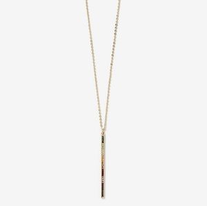 NWT multi-colored high-low necklace